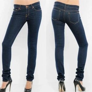 J Brand Low Rise Pencil Leg Jeans 912 in Ink Denim Stretch Womens Size 27